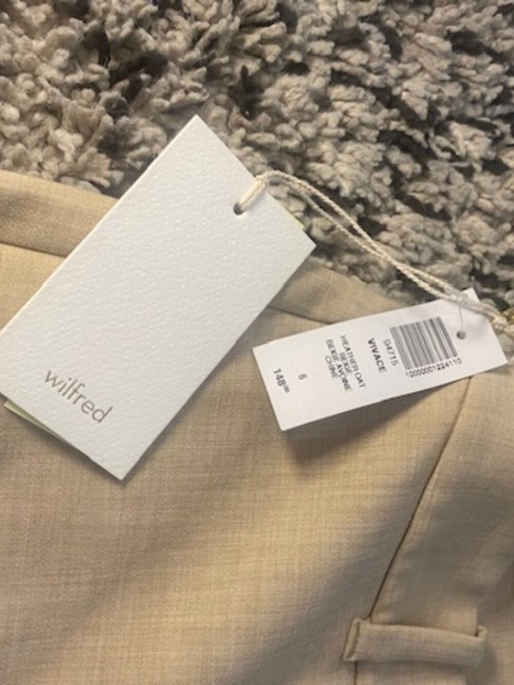 Wilfred Aritzia Vivace Beige/ Tan Pants Size 6 NWT - Picture 4 of 16